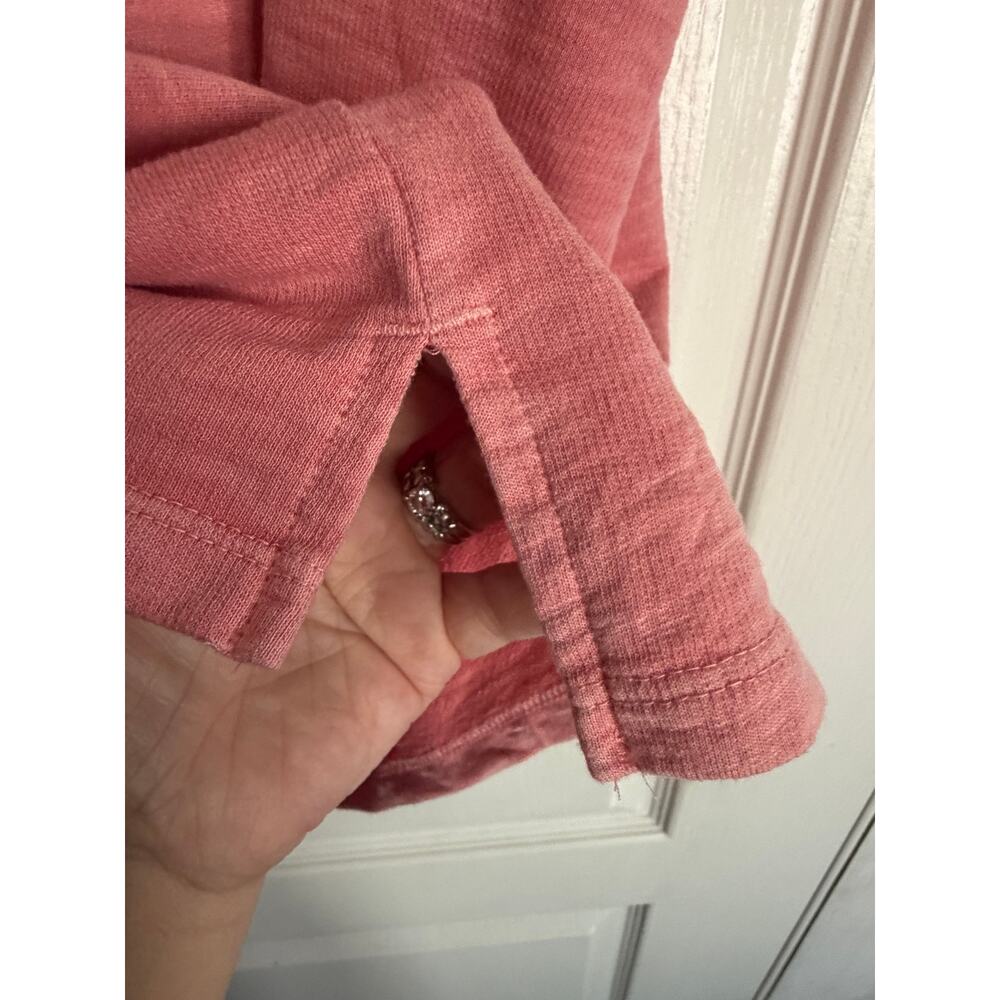 Cute Ruffle Sleeve Pink Tank Top Cottagecore Feminine Tee L Sonoma - Picture 8 of 8